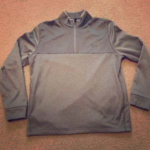Large Gray Callaway Golf Quarter zip